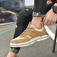 Men&#039;s style fashion with leather casual shoes non-slip wear support mailbox contact