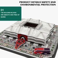 2022 World Cup Qatar Stadium Building Model 3D Jigsaw Puzzles Game Kids Toys From China