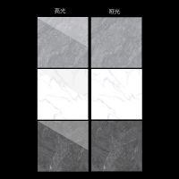 All-porcelain whole-body mid-board bathroom tile 400*800 living room kitchen wall brick gray warm color bright interior wall From China