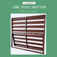 Minghao Metal-Zinc Steel Metal Shade Exterior Window Louver, anti-theft window, openable, size customized according to customer/Prices are for reference only/Contact customer service before placing an order