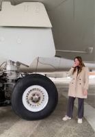 A380 jet airplane tyres