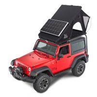 New design Triangular rooftop tent with luggage bar