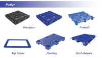 Plastic pallet, plastic crates, trash bins, planters, livestock equipment, custom machining