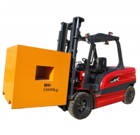 Storage Power Forklift Truck Double Four Wheel Electric 1.0 Ton Forklift With Battery 1500kg Long Lifetime Low Price