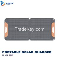 Folding solar charger, 60W 20V