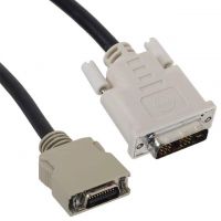 DVI-D Single Link Male to DFP (Digital Flat Panel) Black Round Shielded