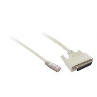 D-Sub 25 pos Male to RJ45, 8p8c Beige Round Unshielded