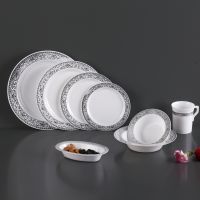 PS Plastic Plates Round Plates Dinnerware