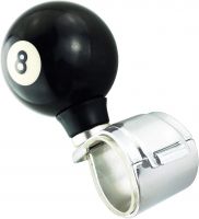 Billiard Black 8 Car Steering Assistant: Premium Power Steering Wheel Knob for Enhanced Maneuverability & Universal Compatibility ÃÂ¢Ã¯Â¿Â½Ã¯Â¿Â½ Perfect fo