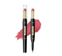 2-in-1 Matte Lipstick Lip Liner Long-Lasting Non-Smudging Lipstick for Women