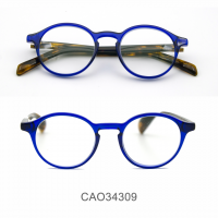 CA34309-High-Quality Fashion Injection Acetate Eyeglass Frame of Men or Women