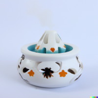 Ceramic Aromatherapy Burner Onion White