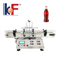 KEFAI Automatic Small Scale Reagent Pharmaceutical Liquid Bottle Tabletop Four Head Filling Machine