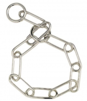 Fur saver chain for dog, long link chain, dog training collar, K9 collar From China