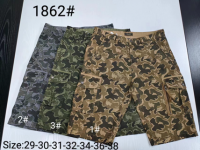 High Quality Outdoor Unique Decorative Pattern Half Pants Breathable Cargo Shorts For Men 1862#