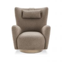 Yimi Fabric Colette Swivel Armchair