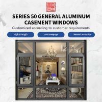 50 series outdoor plain aluminum casement windows