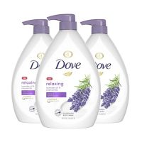 Dove Relaxing Body Wash Pump Calms &amp;amp; Comforts Skin Lavender Oil and Chamomile Effectively Washes Away Bacteria While Nourishing Your Skin 34 oz 3 Count