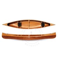 1-4 person seats wooden strip cedar canoe/boat/kayak for recreational fishing and boating