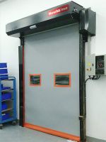 Anti-collision fast rolling shutter door From China