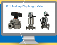 Sanitary Weir Diaphragm Valve