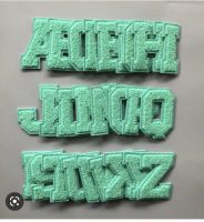 Towel Cloth Stickers Iron Letters