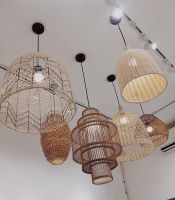 Vietnamese Wholesaler Bamboo Lampshade Pendant Light Woven Hanging Lamp Vietnamese Supplier