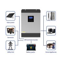 1-15kw solar on off hybrid grid solar inverter