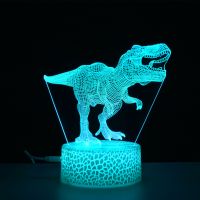 Creative 3D Illusion Crack 3D Night Light Kids Bedroom Desk LED Lamp USB LED Night Light Surprise Birthday Gift From China