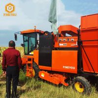 High quality Fineyou 4 rows corn combine harvester for farm maize picker professional agricultural machine