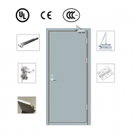 Wholesale Other 90 mins UL Exterior Entrance Safety Double Fireproof Steel Door Exit Fire Doors Fire Rated From China