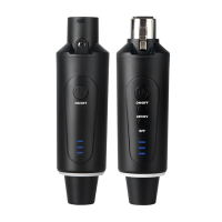 Wireless XLR Microphone Transmitter and Receiver, Wireless Microphone System 2.4G