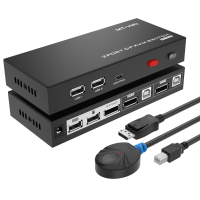 4k 60HZ DP Displayport KVM Switch