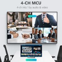 Audio Video Conference Equipment Multi Channel Into One