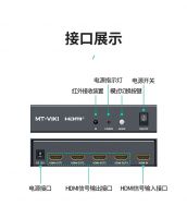 4K 60Hz HDMI Splitter 1 In