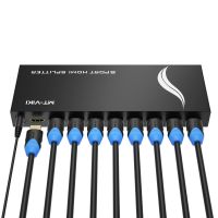 4K 30HZ HDMI Splitter 1 in 8 Out 1x8 ,  MT-VIKI 1x8 1 Computer 8 Monitor + Power Adapter HDMI Splitter