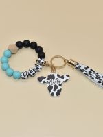 Silicone Beads Bracelet Keychain For Women From China