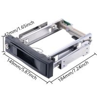 Unestech Tray-less 3.5Inch SATA Hot Swap Hdd Mobile Rack for 5.25&quot; Bay