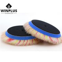 Private Label Heavy Cutting Aggressive Wool Bevel Edge Plush Wool Polishing Pad