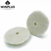 W0564 Da Wool Car Polishing Pad 100% Nature Lamb Wool Buffing Pad Japan Type Wool Pad