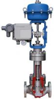 Pneumatic bellows seal cage type doulbe seat control valve