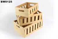 SET OF 3PCS BAMBOO BASKET