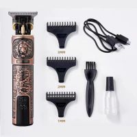 High Quality Charge And Plug Large Capacity Lithium Electric Shear  Bald Head Gradient Intelligent Control T9 Hair Clipper