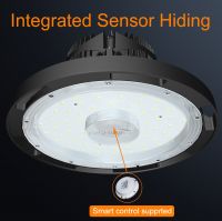 Integrated Sensor Hiding Ufo Led High Bay Light Ip65 100w 140lm Led Industrial Warehouse Workshop Factory