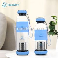 Hydrogen water bottle Alkaline glass ionized Water Bottle