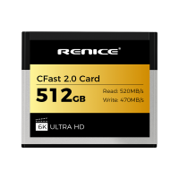 RENICE CFast 2.0 Card 512GB Memory Card 4K.6K-HD RAW