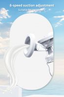 Manual breast pump, two suction