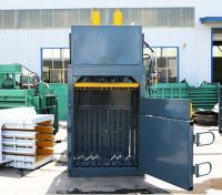Vertical Baler Hydraulic Waste Plastic Bottles Baling Machine From China