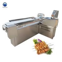 Automatic Satay Meat Skewer Machine Beef Skewer Making Machine From China