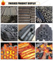 wood charcoal briquette machine line sawdust briquette From China